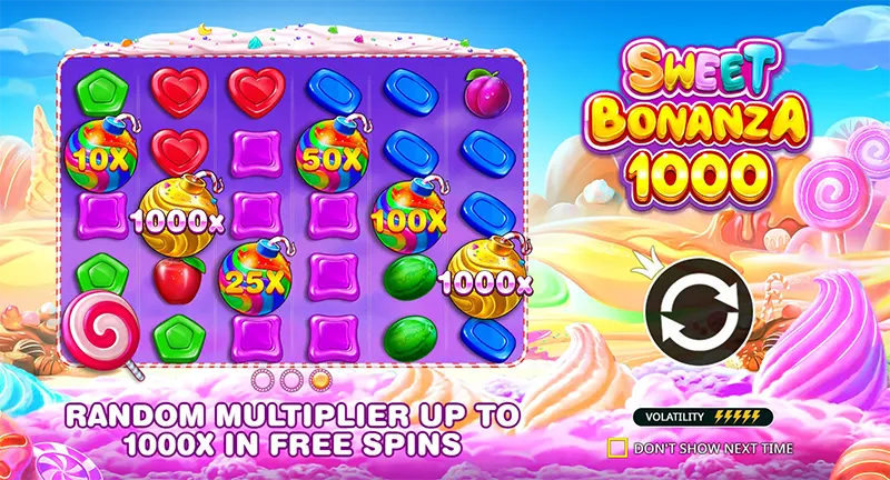 Sweet Bonanza 1000 multiplikatorer