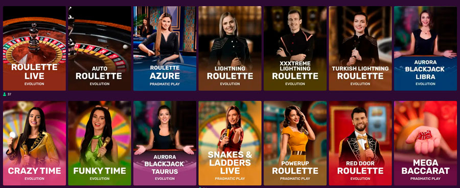 Bizzo casino live games