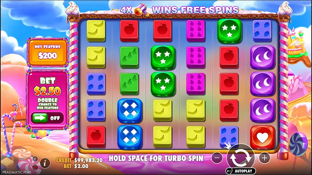 Sweet Bonanza slot machine by Pragmatic Play