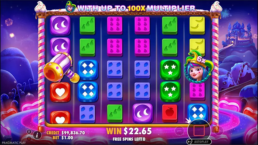 Sweet Bonanza slot machine by Pragmatic Play