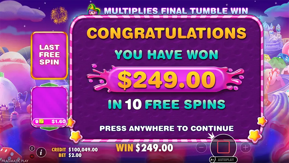 Sweet Bonanza slot machine by Pragmatic Play