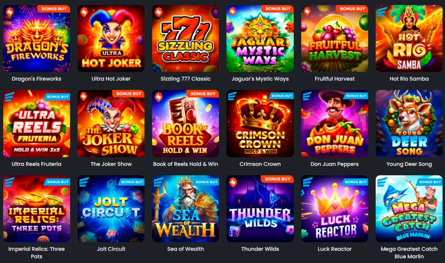 Igralni avtomati v Spinline Casino