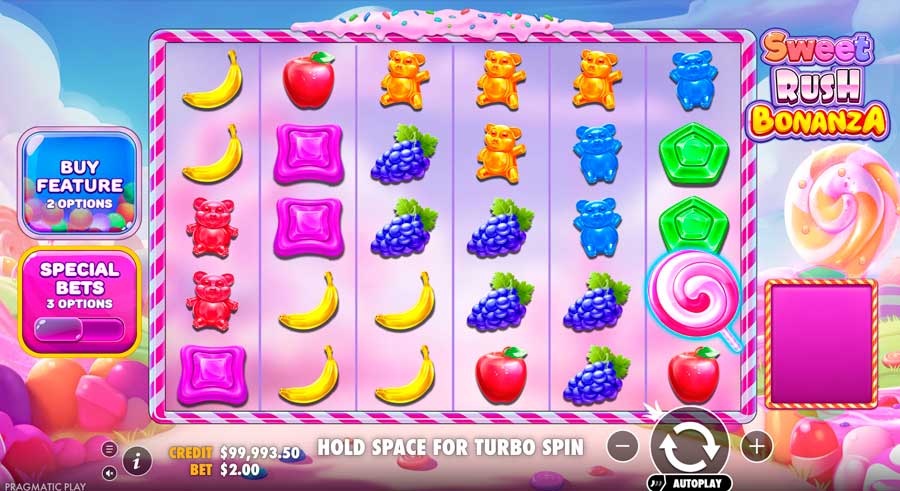 sweet rush bonanza