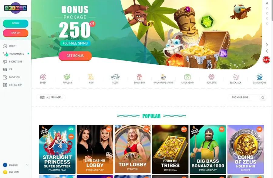 Spinia Casino